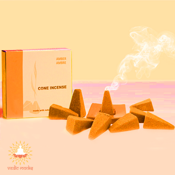 Buy 100% Original Vedic Natural Amber Incense Cones | Get 20% Off
