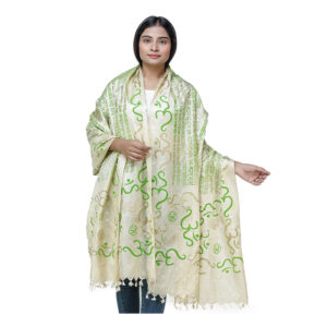 Om Gayatri Mantra Divine Shawl | Made By 100% cotton