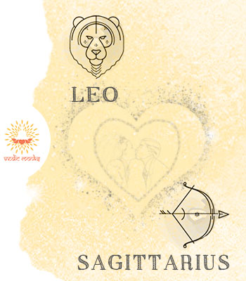 Leo and Sagittarius