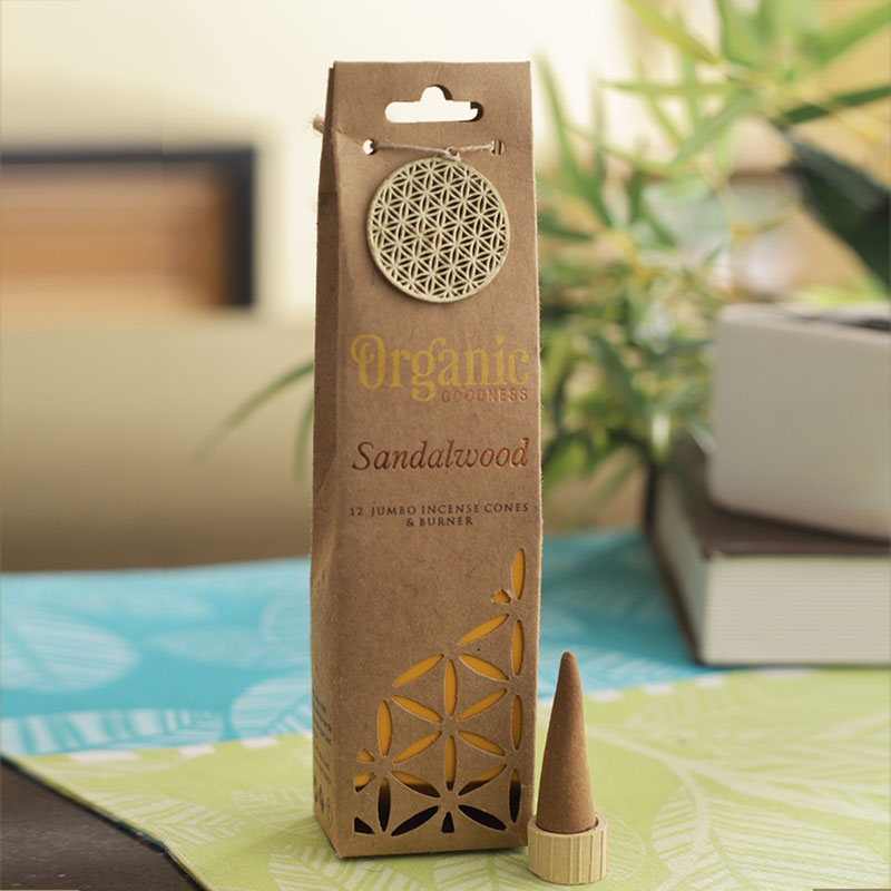 Organic Sandalwood Incense Cone